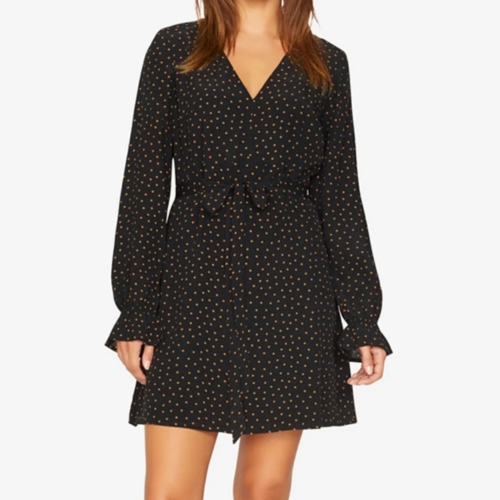 Sanctuary Ellie dress "spice of life polka dot print" Large